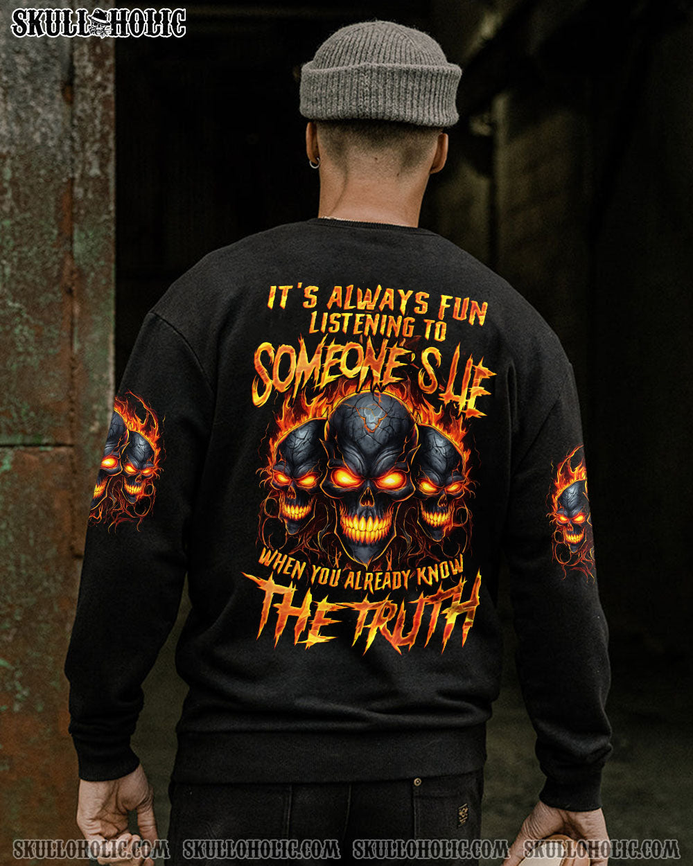 BLISSCORNERS WHEN YOU ALREADY KNOW THE TRUTH SKULL ALL OVER PRINT