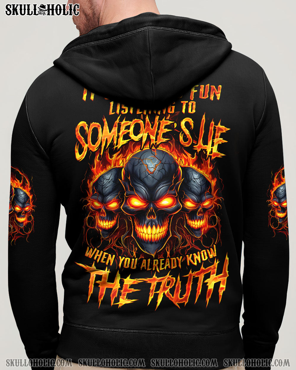 BLISSCORNERS WHEN YOU ALREADY KNOW THE TRUTH SKULL ALL OVER PRINT