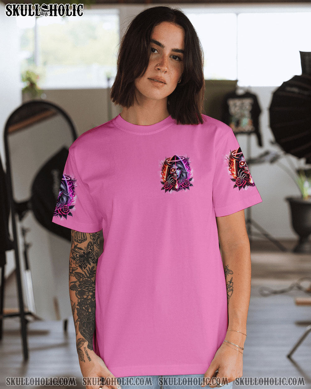 BLISSCORNERS THE GOOD GIRL IN ME ALL OVER PRINT