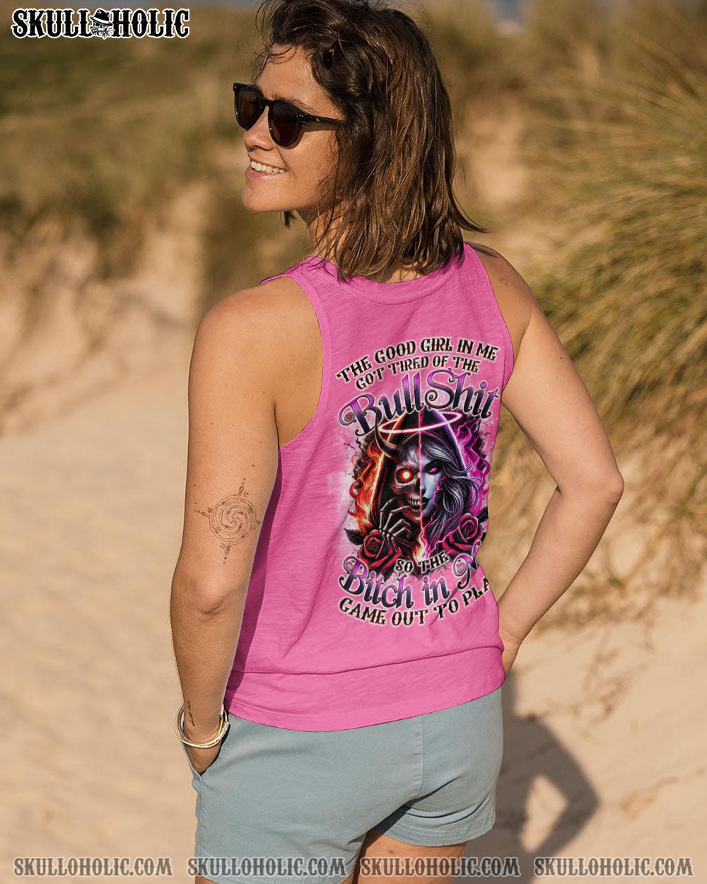 BLISSCORNERS THE GOOD GIRL IN ME ALL OVER PRINT