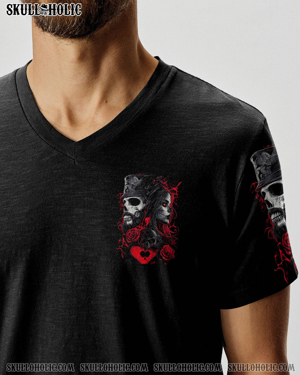 BLISSCORNERS GOD KNEW I NEEDED AN ANGEL SKULL ALL OVER PRINT
