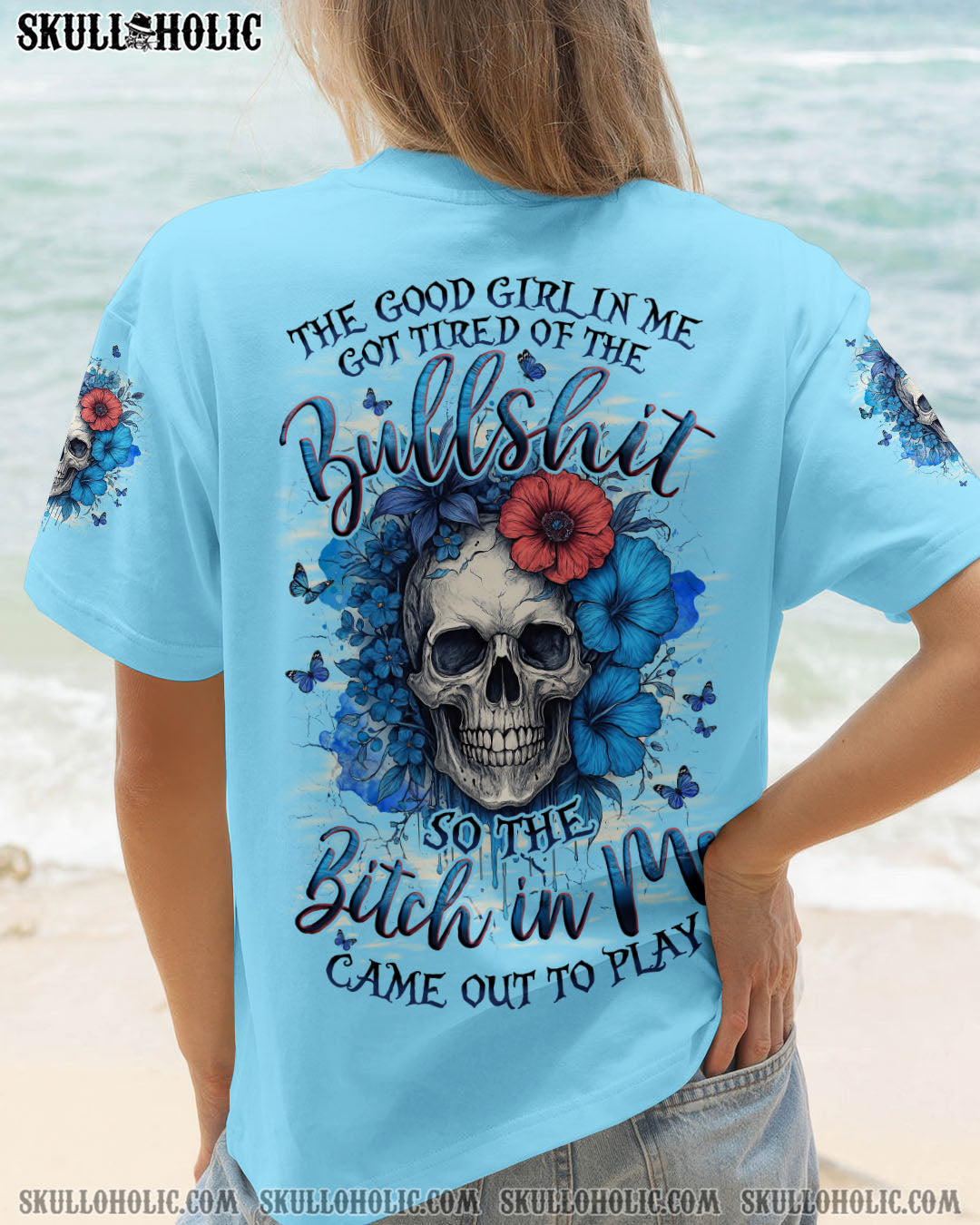 BLISSCORNERS THE GOOD GIRL IN ME ALL OVER PRINT