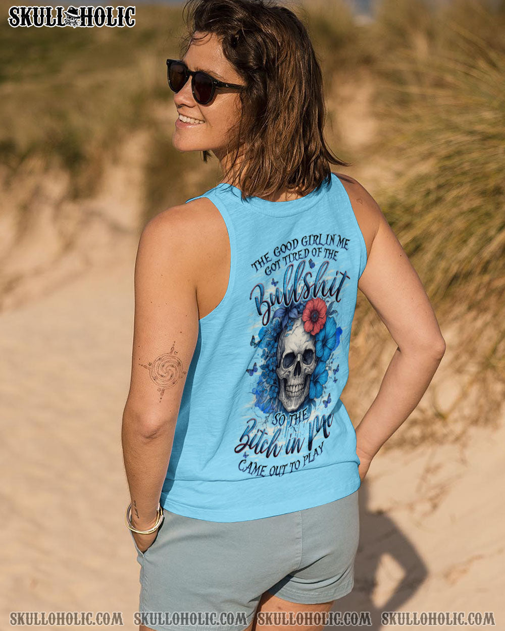 BLISSCORNERS THE GOOD GIRL IN ME ALL OVER PRINT
