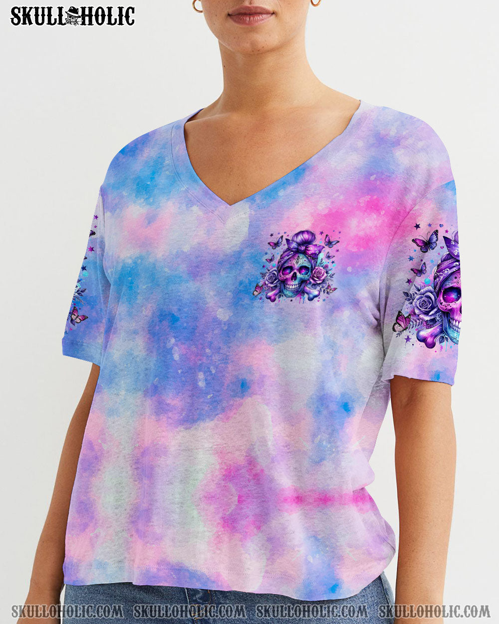 BLISSCORNERS YOU COULDN'T HANDLE ME MESSY BUN TIE DYE HIGH TOP CANVAS SHOES