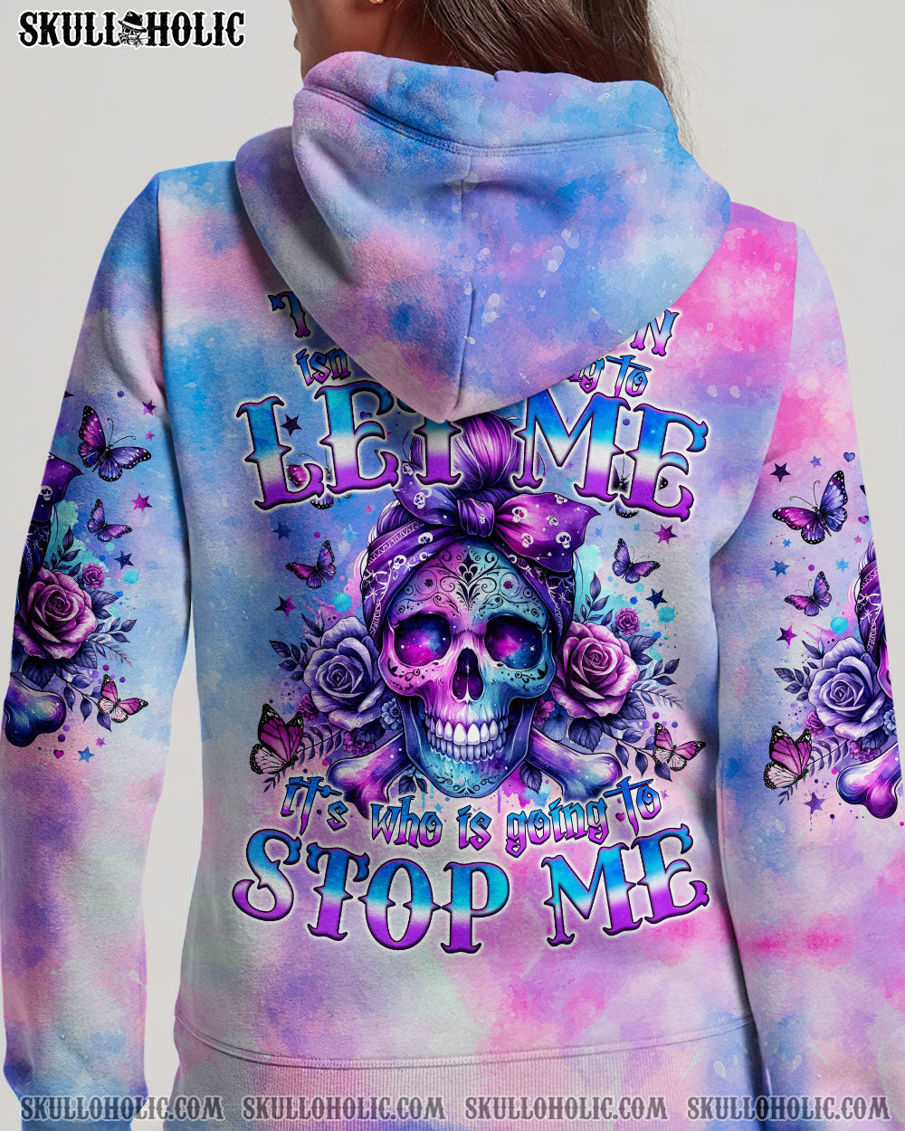 BLISSCORNERS YOU COULDN'T HANDLE ME MESSY BUN TIE DYE HIGH TOP CANVAS SHOES