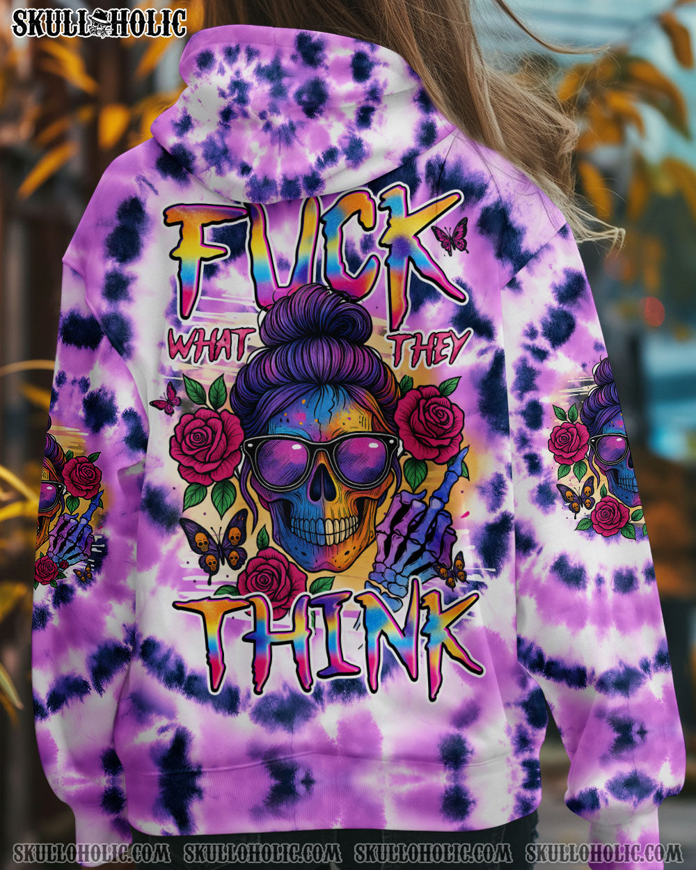 BLISSCORNERS F WHAT THEY THINK TIE DYE ALL OVER PRINT
