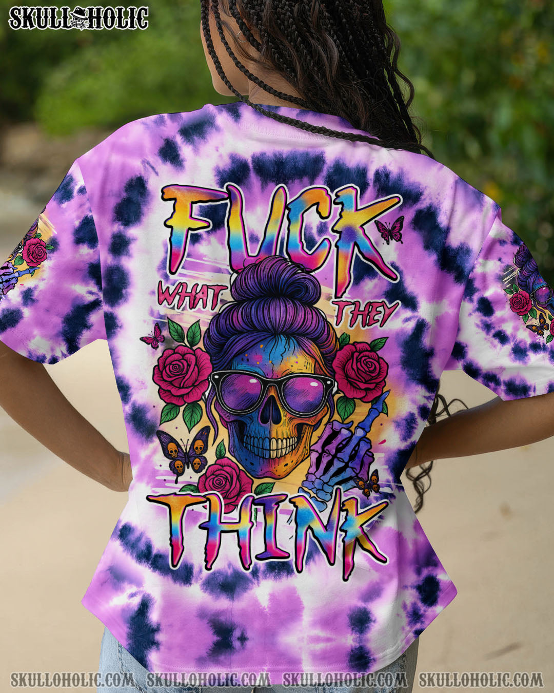 BLISSCORNERS F WHAT THEY THINK TIE DYE ALL OVER PRINT