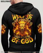 BLISSCORNERS BETTER TO BE A WOLF OF ODIN THAN A LAMB OF GOD VIKING SKULL ALL OVER PRINT