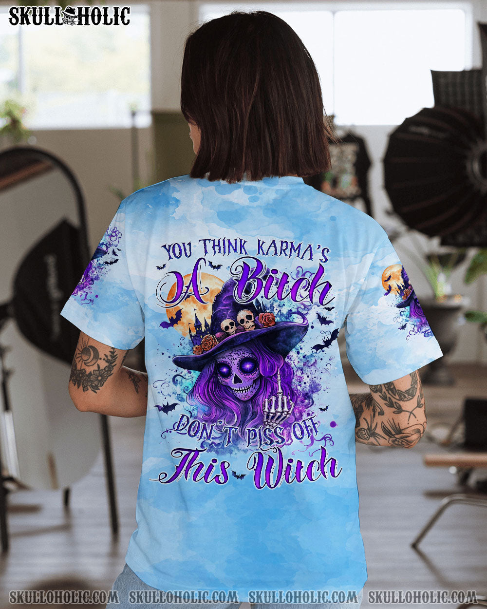 BLISSCORNERS DON'T PISS OFF THIS WITCH HALLOWEEN ALL OVER PRINT