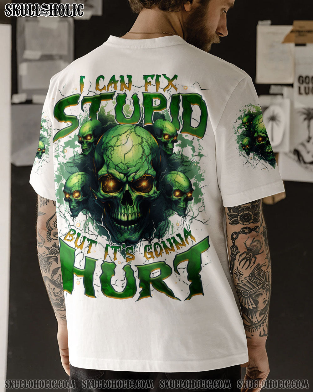 BLISSCORNERS I CAN FIX STUPID BUT IT'S GONNA HURT ALL OVER PRINT