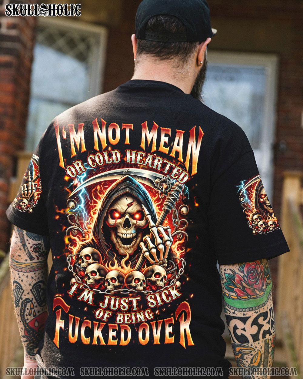 BLISSCORNERS I'M NOT MEAN OR COLD HEARTED ALL OVER PRINT