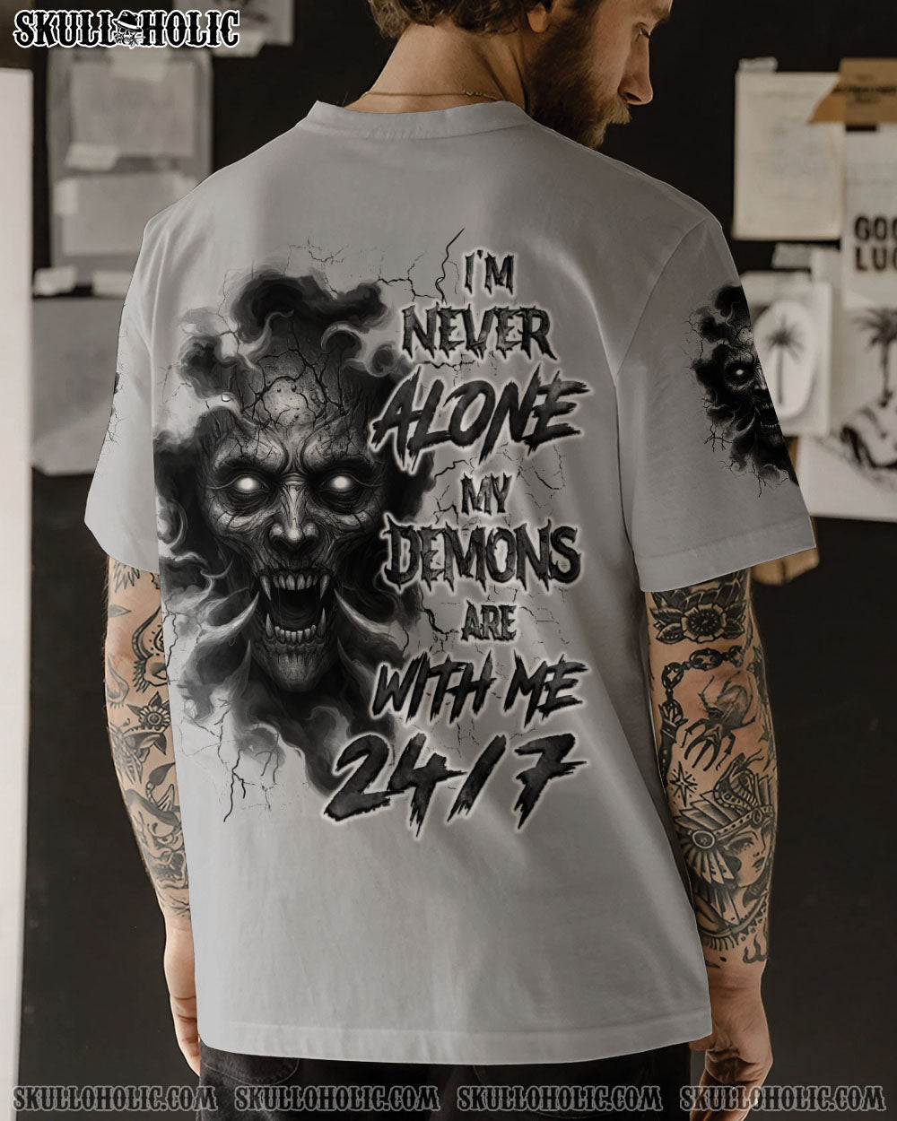 BLISSCORNERS I'M NEVER ALONE ALL OVER PRINT