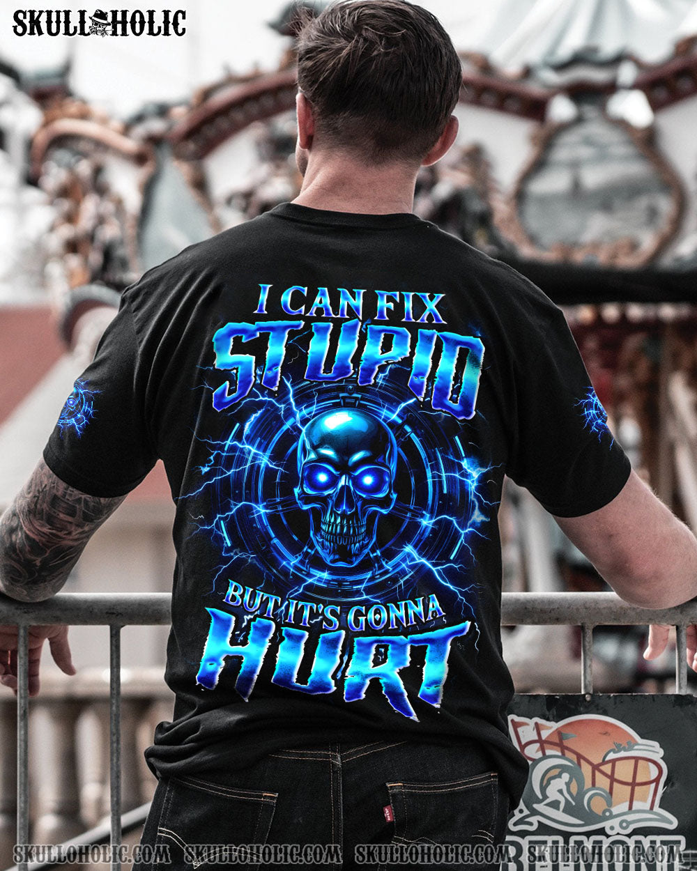 BLISSCORNERS I CAN FIX STUPID BUT IT'S GONNA HURT ALL OVER PRINT