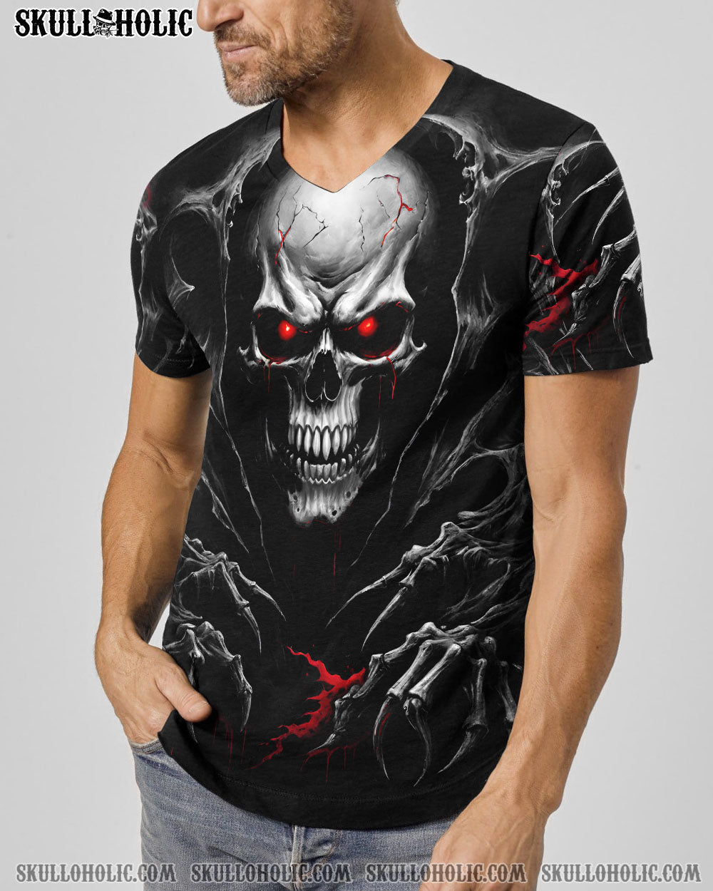 BLISSCORNERS YOU CAN'T DEFEAT YOUR DEMONS ALL OVER PRINT