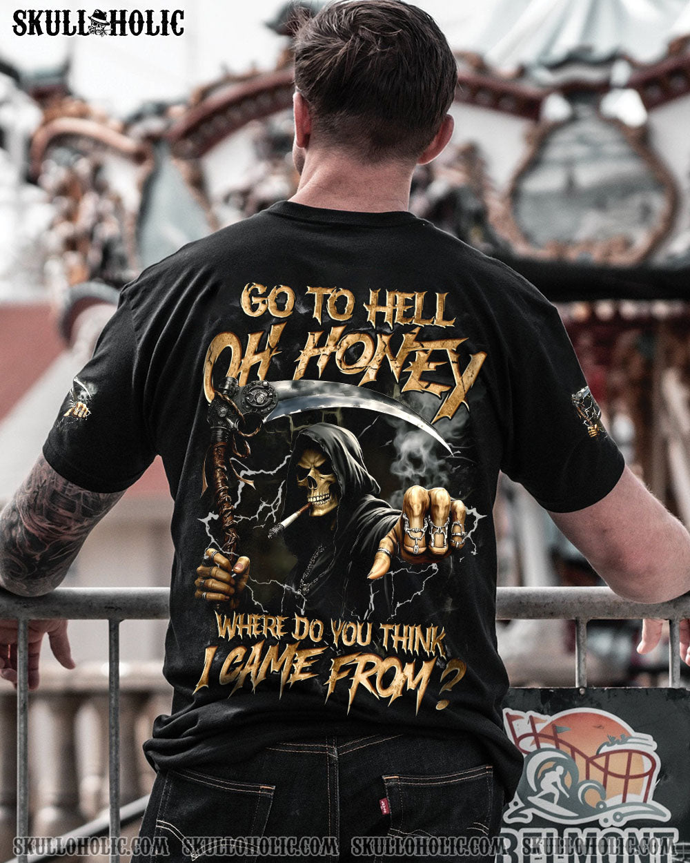 BLISSCORNERS WHERE DO YOU THINK I CAME FROM ALL OVER PRINT