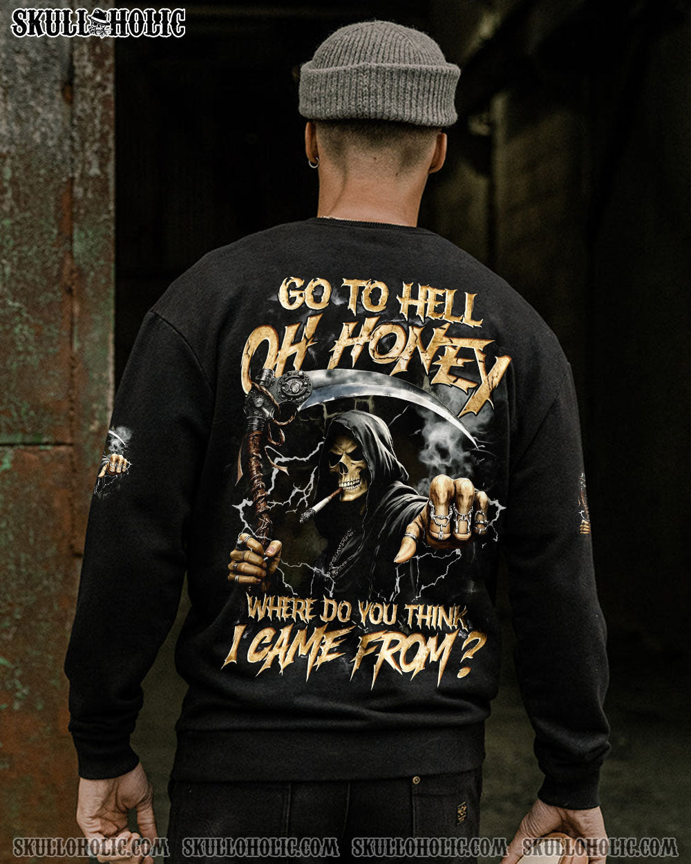 BLISSCORNERS WHERE DO YOU THINK I CAME FROM ALL OVER PRINT