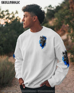 BLISSCORNERS BETTER TO BE A WOLF OF ODIN THAN A LAMB OF GOD VIKING SKULL ALL OVER PRINT