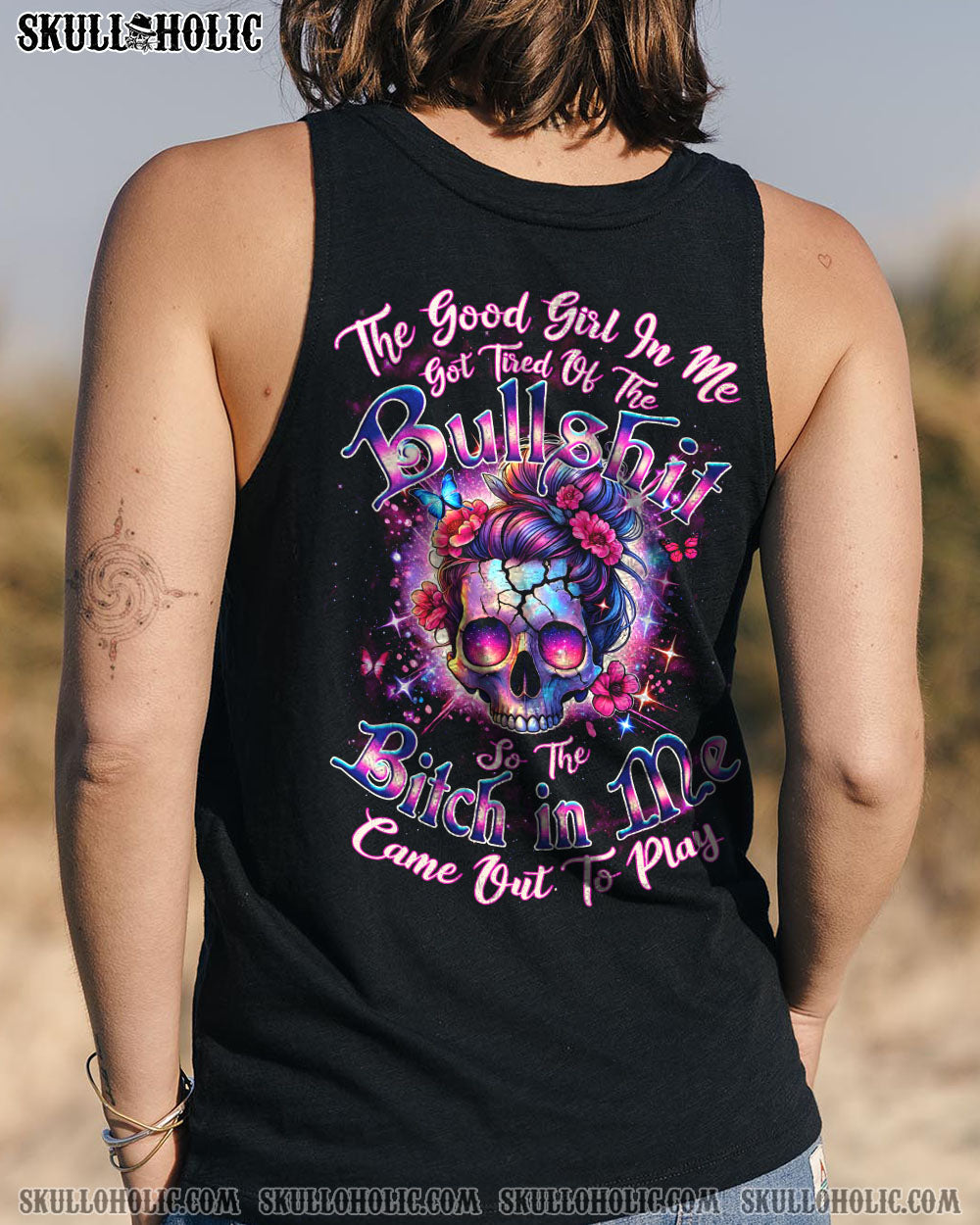 BLISSCORNERS THE GOOD GIRL IN ME ALL OVER PRINT