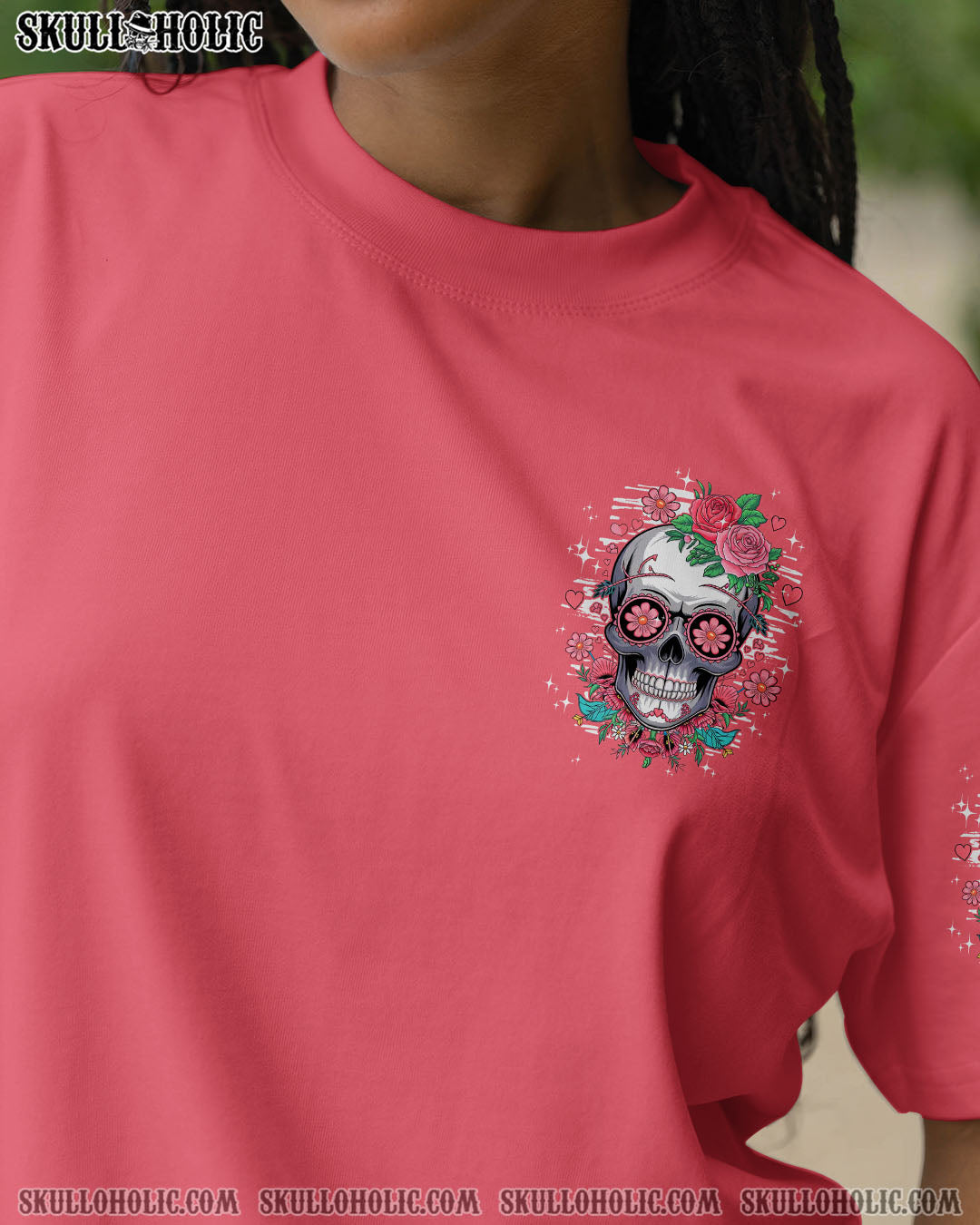 BLISSCORNERS HATING ME WON'T MAKE YOU PRETTY SKULL ALL OVER PRINT