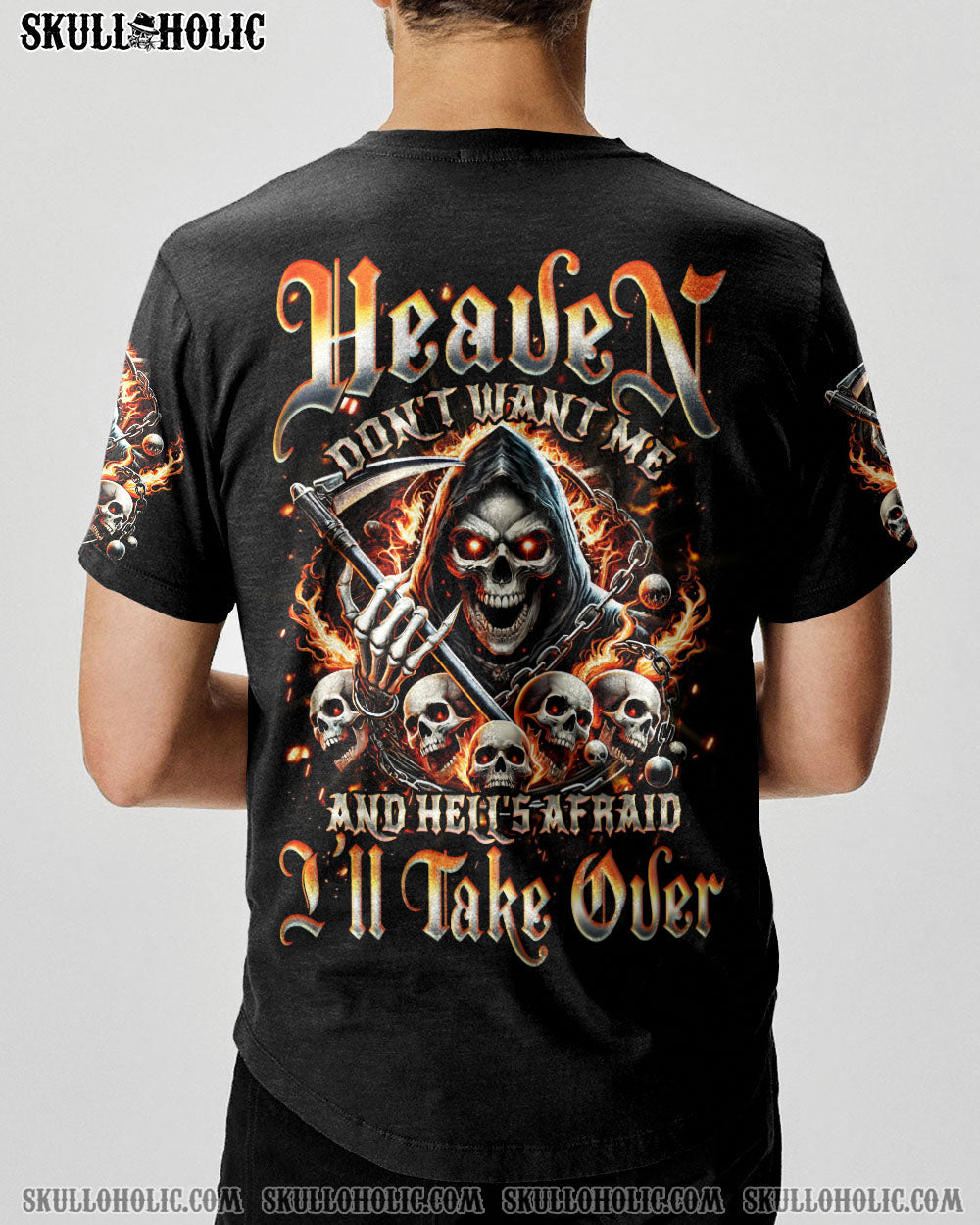BLISSCORNERS HEAVEN DON'T WANT ME  ALL OVER PRINT