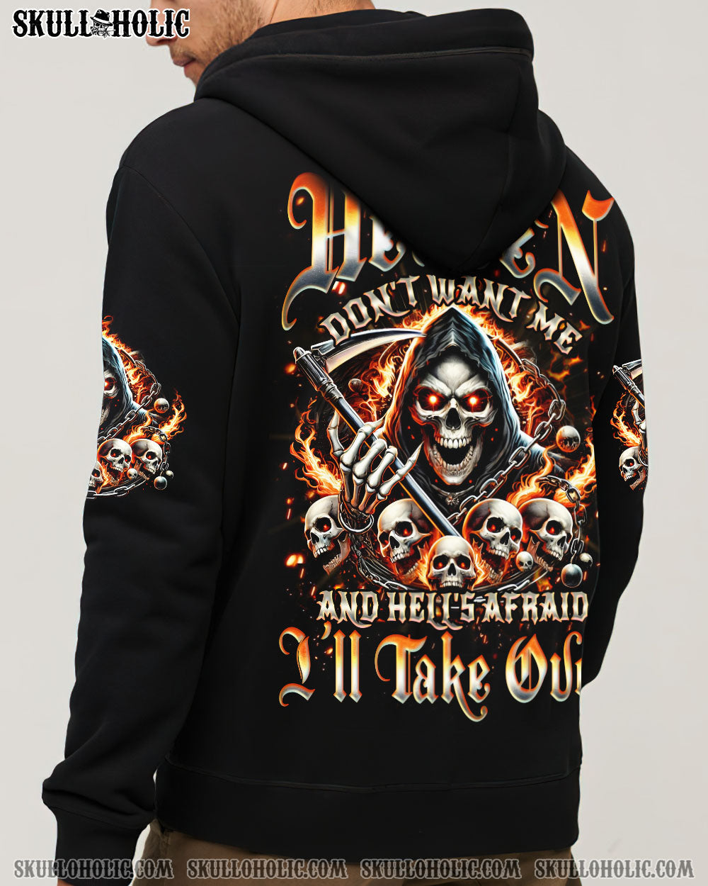 BLISSCORNERS HEAVEN DON'T WANT ME  ALL OVER PRINT