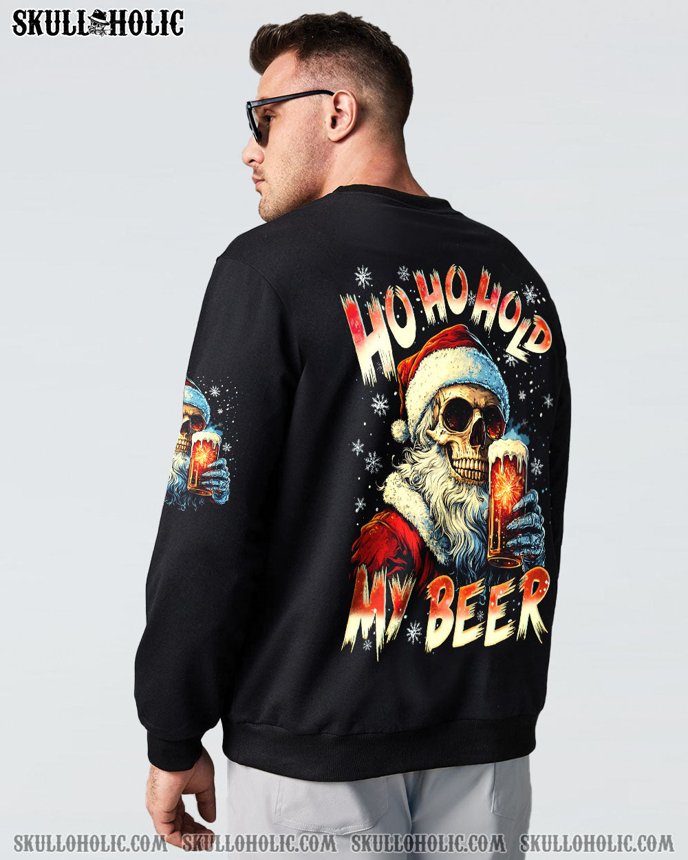 BLISSCORNERS HO HO HOLD MY BEER CHRISTMAS ALL OVER PRINT
