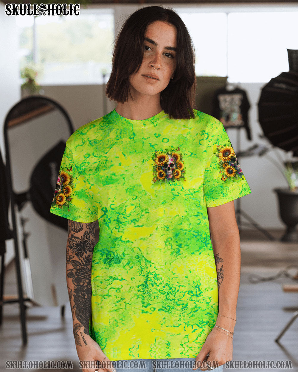 BLISSCORNERS SHE IS SUNSHINE MIXED WITH A LITTLE HURRICANE ALL OVER PRINT