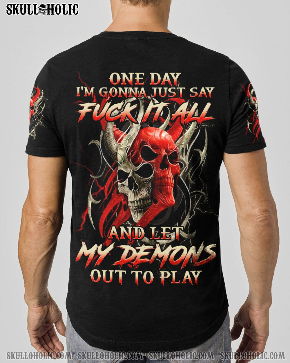 BLISSCORNERS ONE DAY I'M GONNA JUST SAY ALL OVER PRINT
