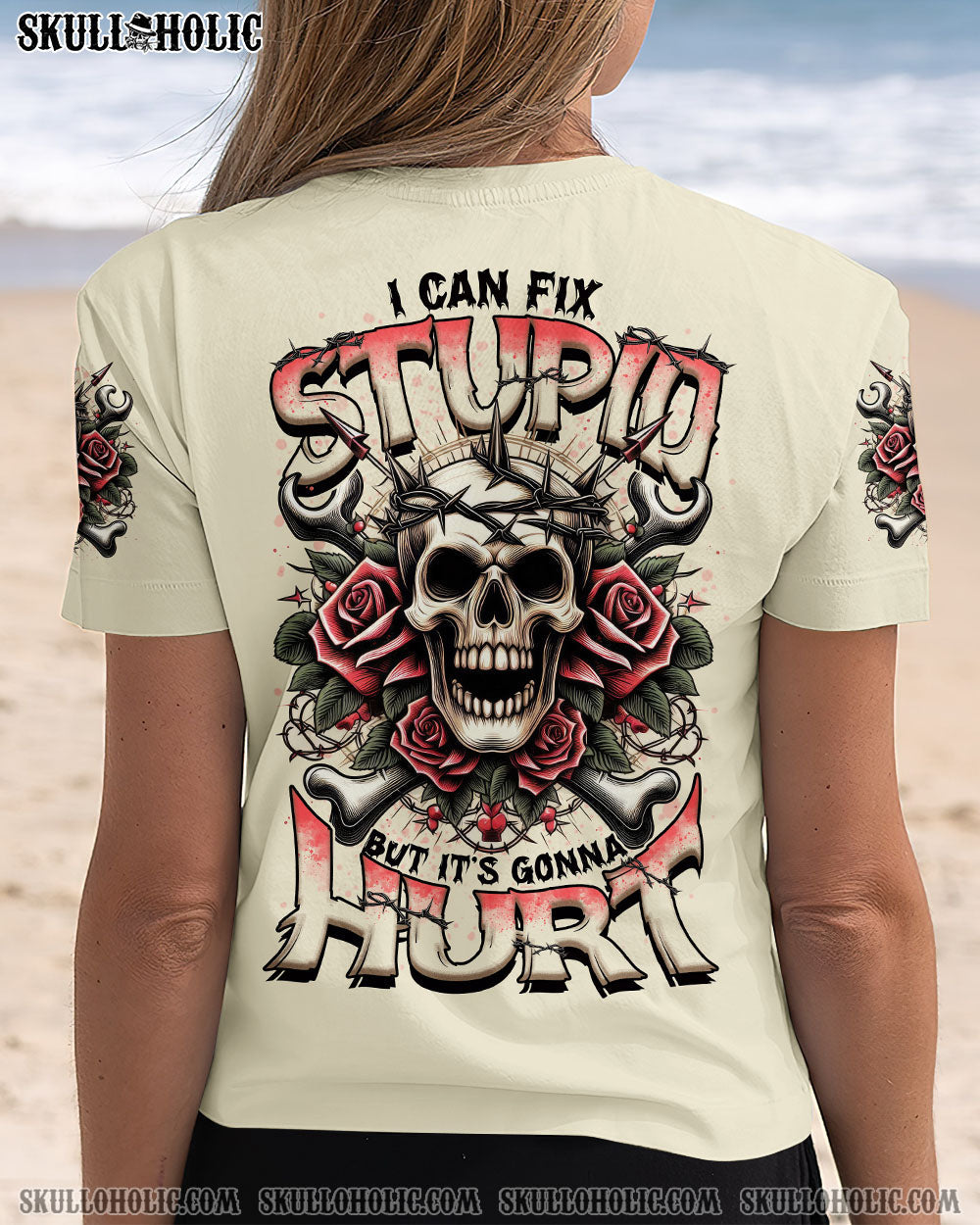 BLISSCORNERS I CAN FIX STUPID BUT IT'S GONNA HURT ALL OVER PRINT