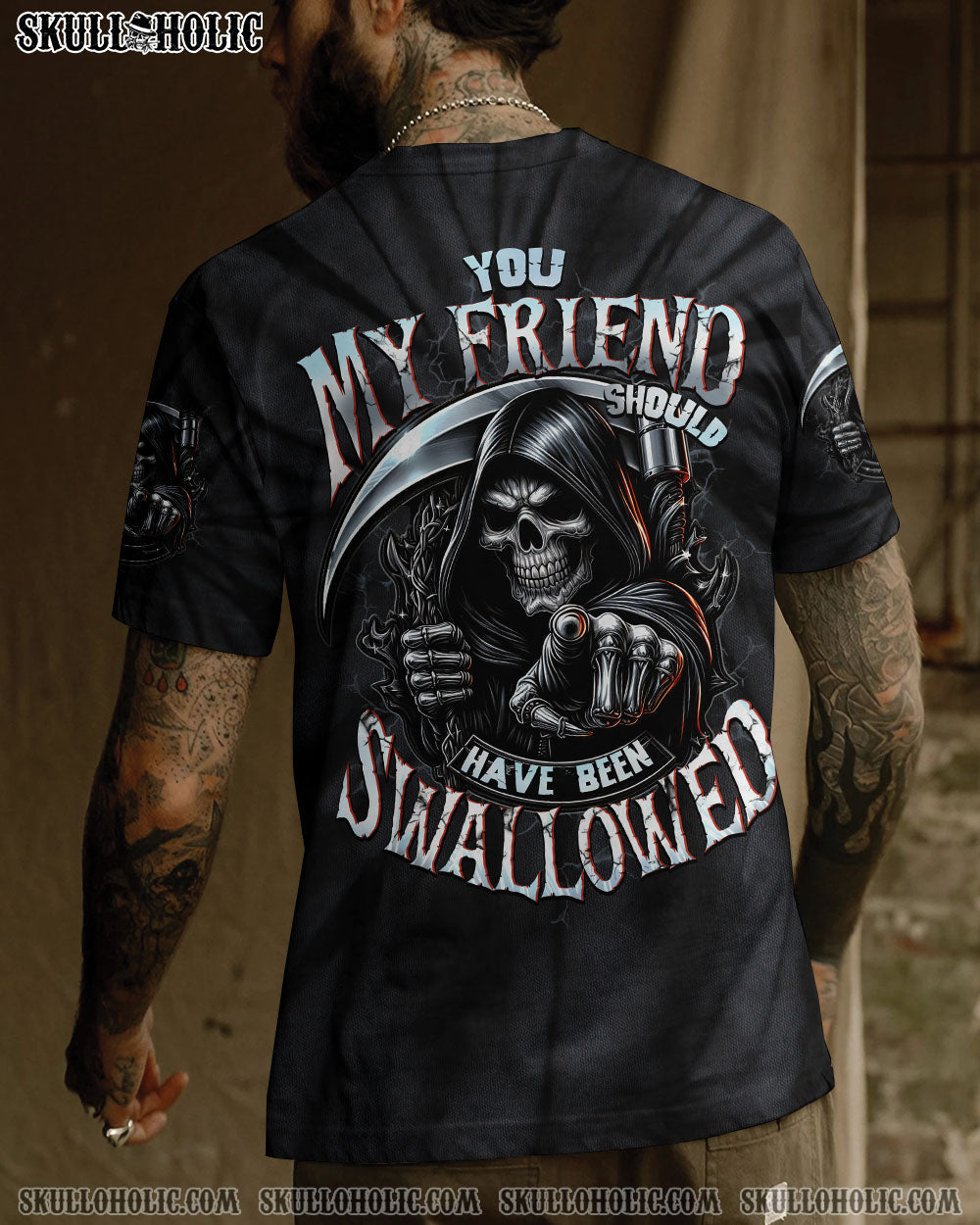 BLISSCORNERS YOU MY FRIEND SHOULD HAVE BEEN SWALLOWED TIE DYE ALL OVER PRINT