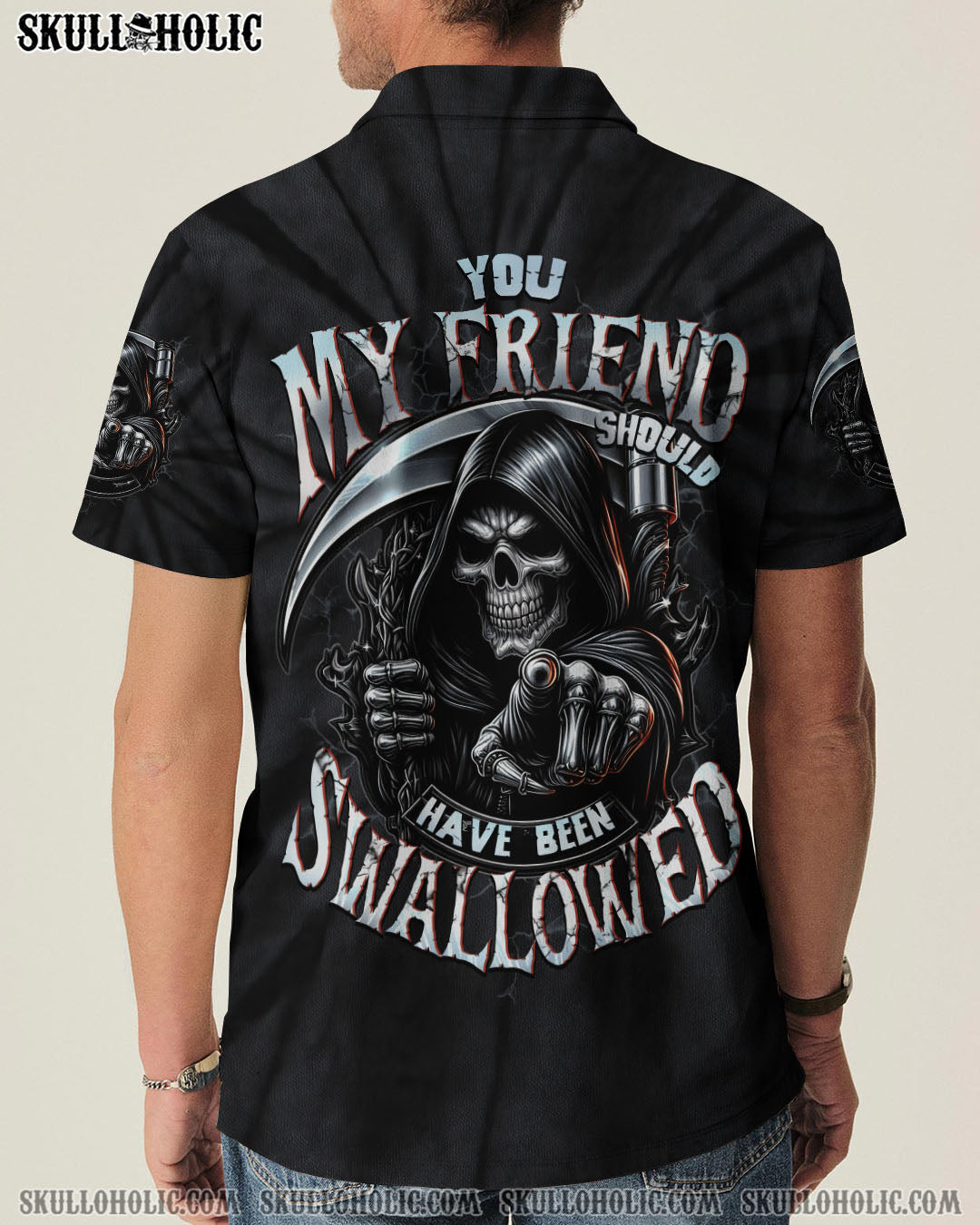 BLISSCORNERS YOU MY FRIEND SHOULD HAVE BEEN SWALLOWED TIE DYE ALL OVER PRINT