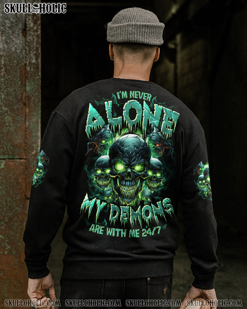 BLISSCORNERS I'M NEVER ALONE ALL OVER PRINT