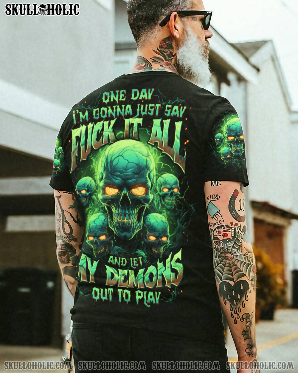 BLISSCORNERS ONE DAY I'M GONNA JUST SAY ALL OVER PRINT
