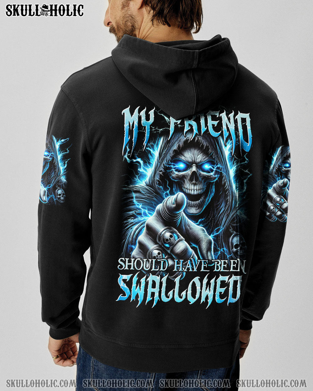 BLISSCORNERS YOU MY FRIEND SHOULD HAVE BEEN SWALLOWED ALL OVER PRINT