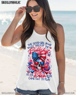 BLISSCORNERS A MOUTH I CAN'T CONTROL SKULL MESSY BUN ROSE ALL OVER PRINT