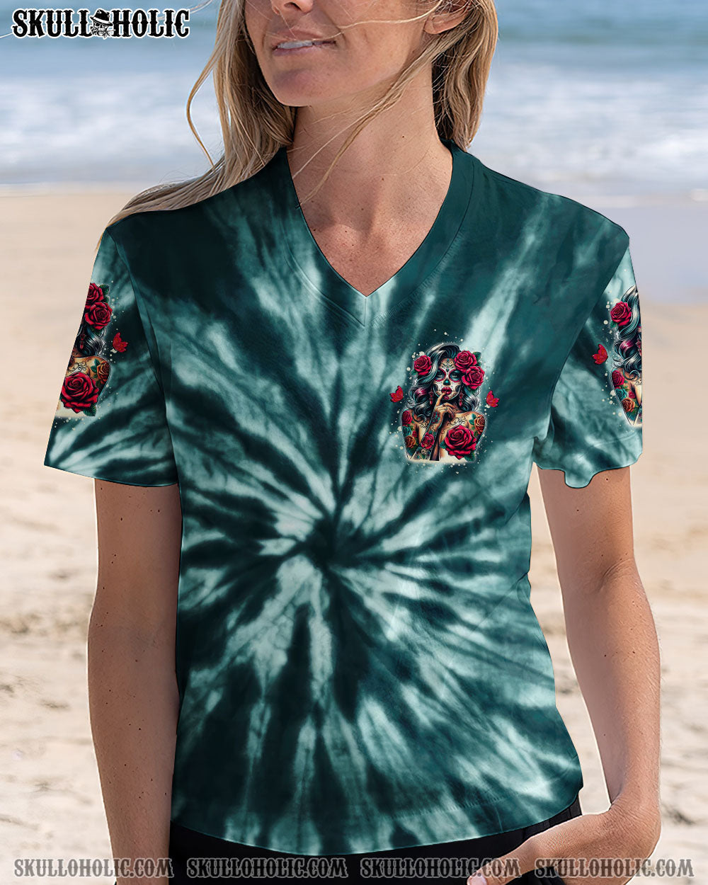 BLISSCORNERS DON'T TRY TO FIGURE ME OUT TIE DYE ALL OVER PRINT