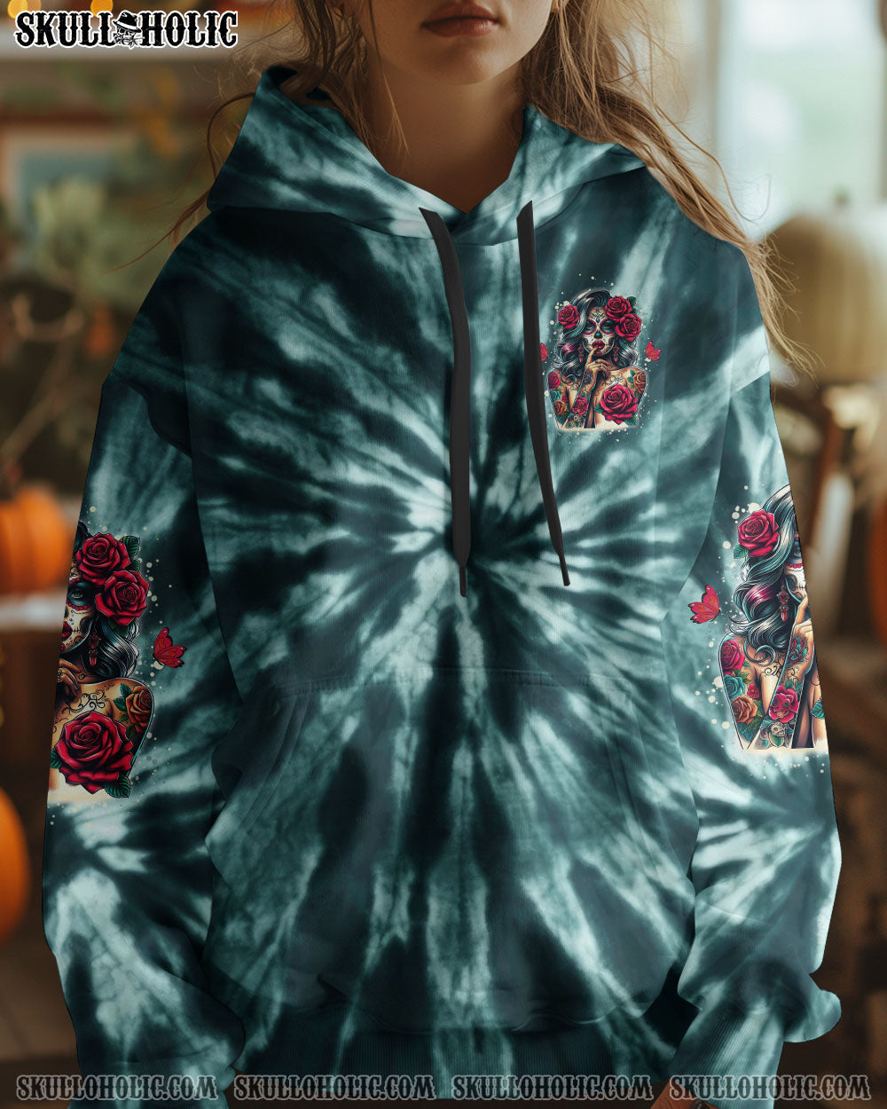 BLISSCORNERS DON'T TRY TO FIGURE ME OUT TIE DYE ALL OVER PRINT