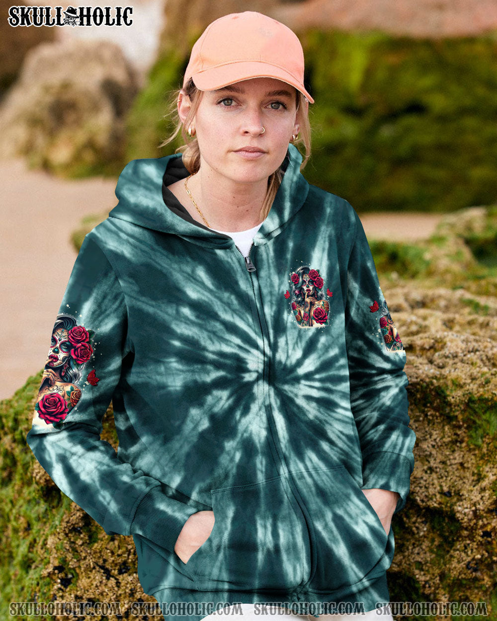 BLISSCORNERS DON'T TRY TO FIGURE ME OUT TIE DYE ALL OVER PRINT
