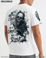 BLISSCORNERS BE CAREFUL WHEN I M SILENT ALL OVER PRINT