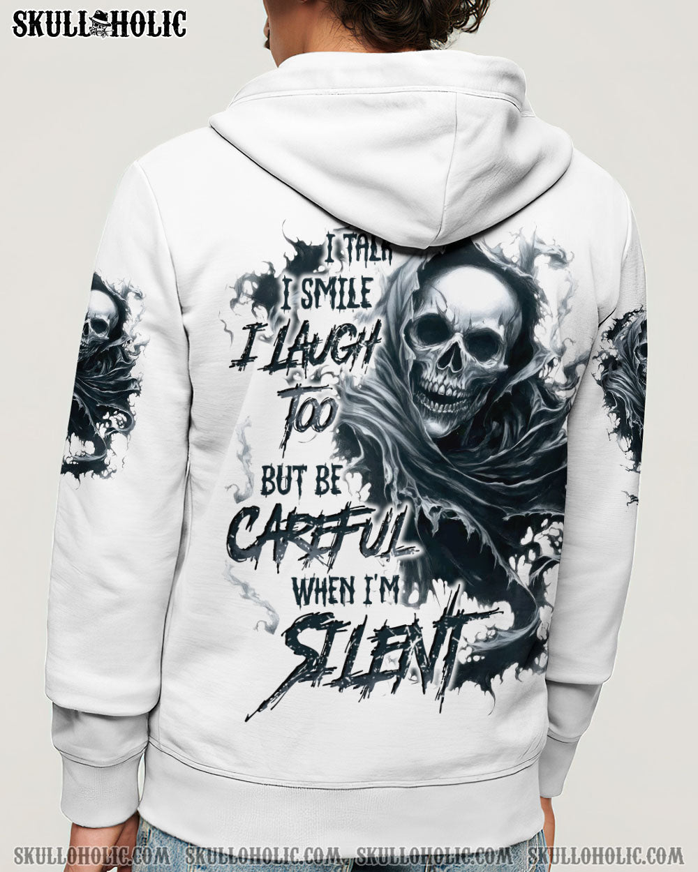 BLISSCORNERS BE CAREFUL WHEN I M SILENT ALL OVER PRINT