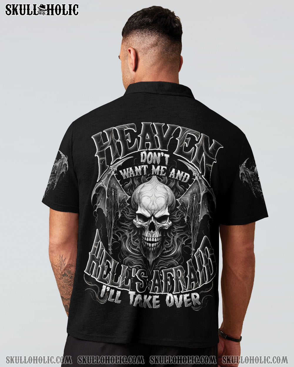 BLISSCORNERS HEAVEN DON'T WANT ME ALL OVER PRINT
