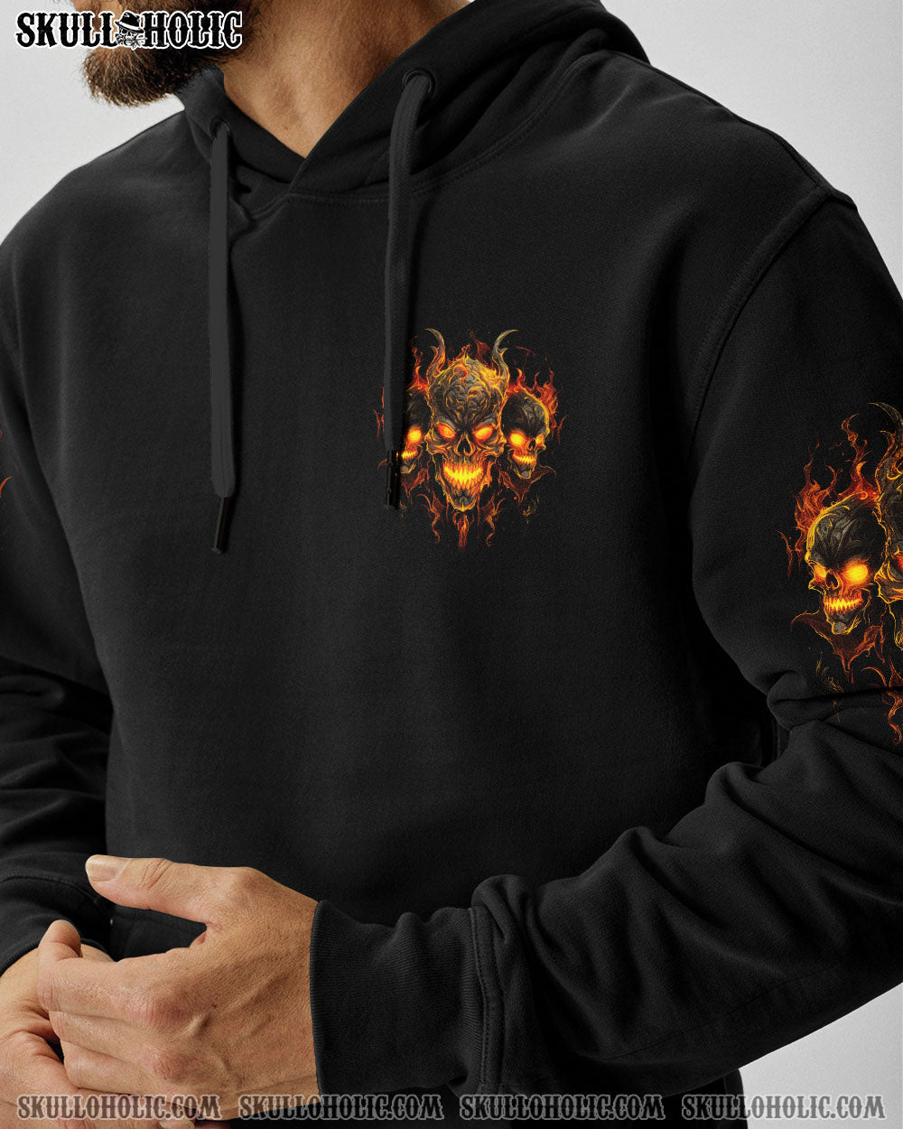 BLISSCORNERS YOU'RE NEVER ALONE DEMONS ALL OVER PRINT