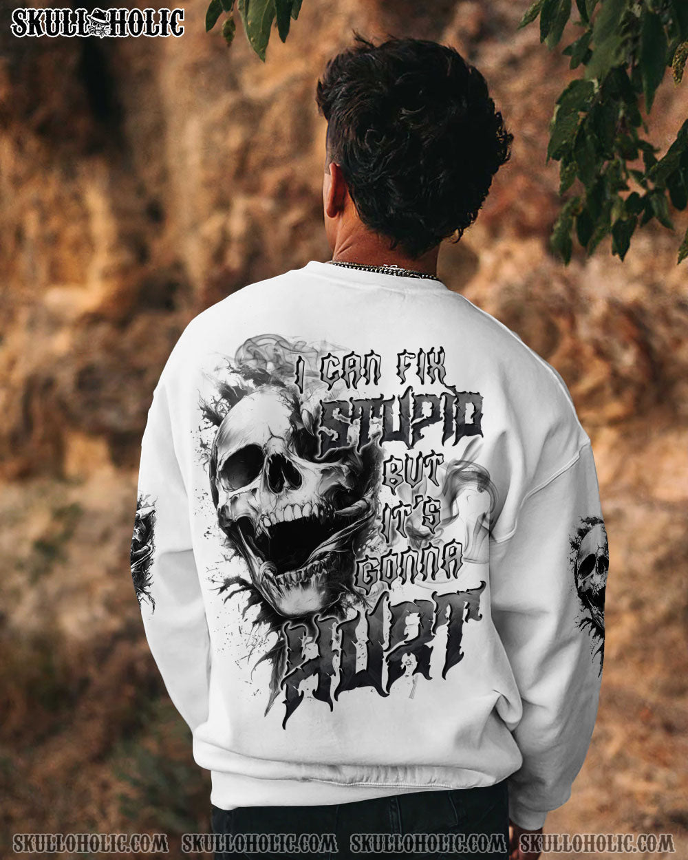 BLISSCORNERS I CAN FIX STUPID BUT IT'S GONNA HURT ALL OVER PRINT