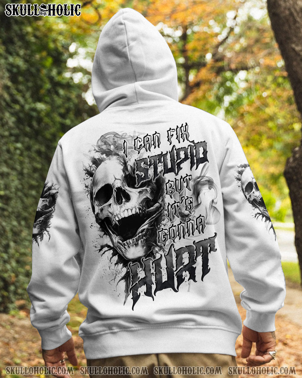BLISSCORNERS I CAN FIX STUPID BUT IT'S GONNA HURT ALL OVER PRINT