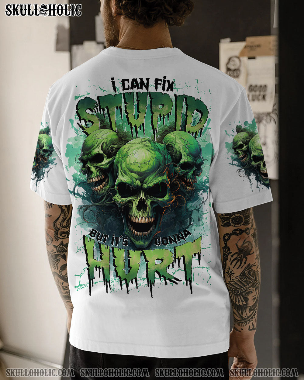 BLISSCORNERS I CAN FIX STUPID BUT IT'S GONNA HURT ALL OVER PRINT