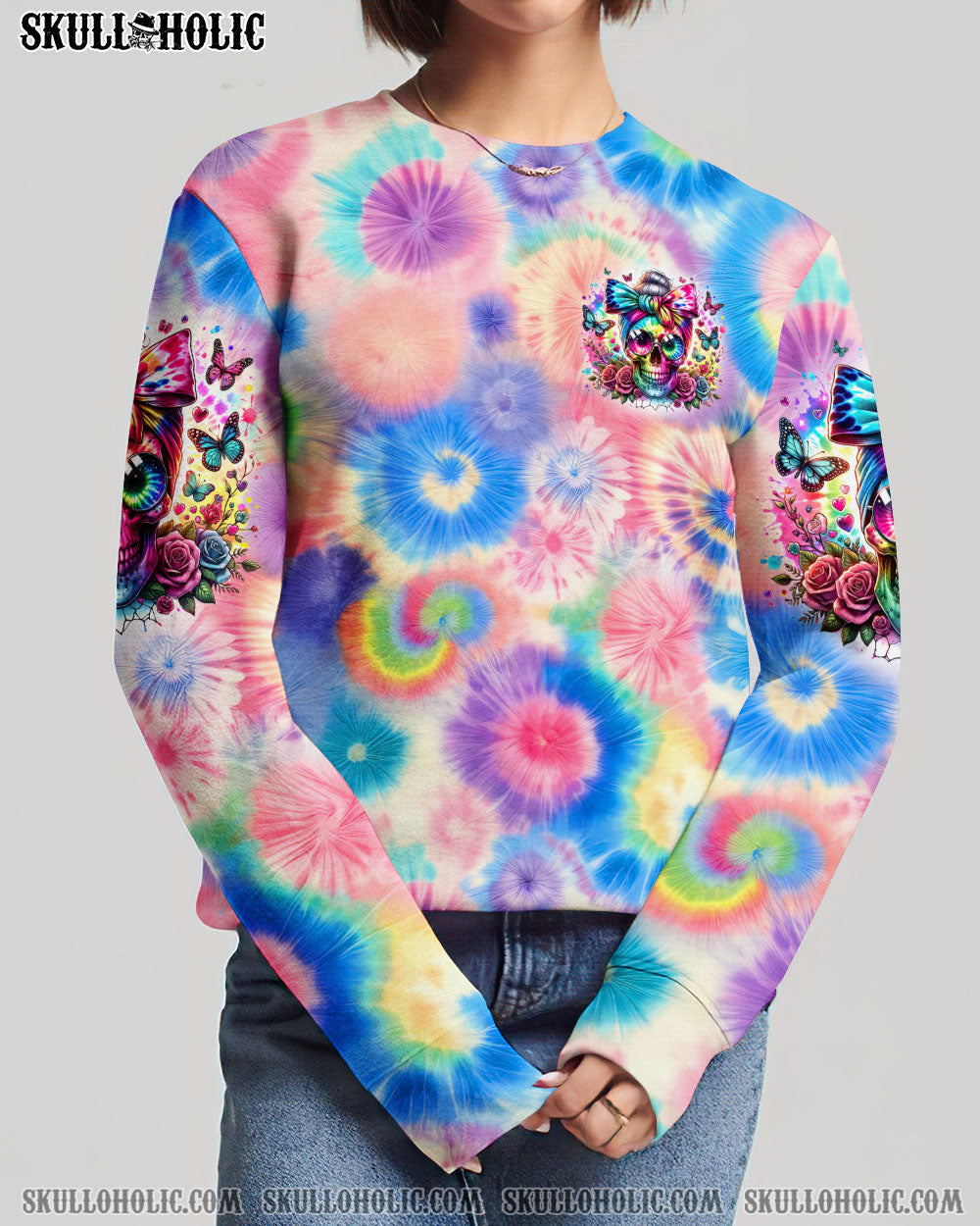 BLISSCORNERS HELLO DARKNESS MY OLD FRIEND MESSY BUN ALL OVER PRINT