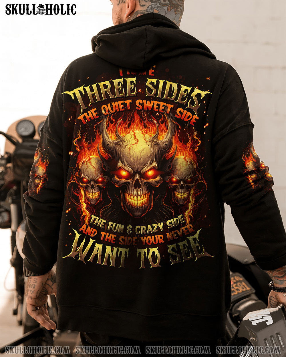BLISSCORNERS I HAVE THREE SIDES ALL OVER PRINT