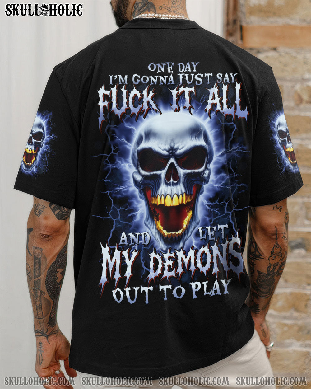 BLISSCORNERS LET MY DEMONS OUT TO PLAY ALL OVER PRINT