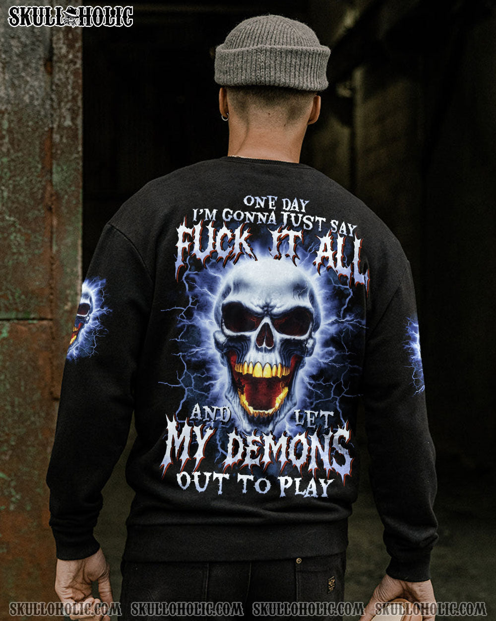 BLISSCORNERS LET MY DEMONS OUT TO PLAY ALL OVER PRINT