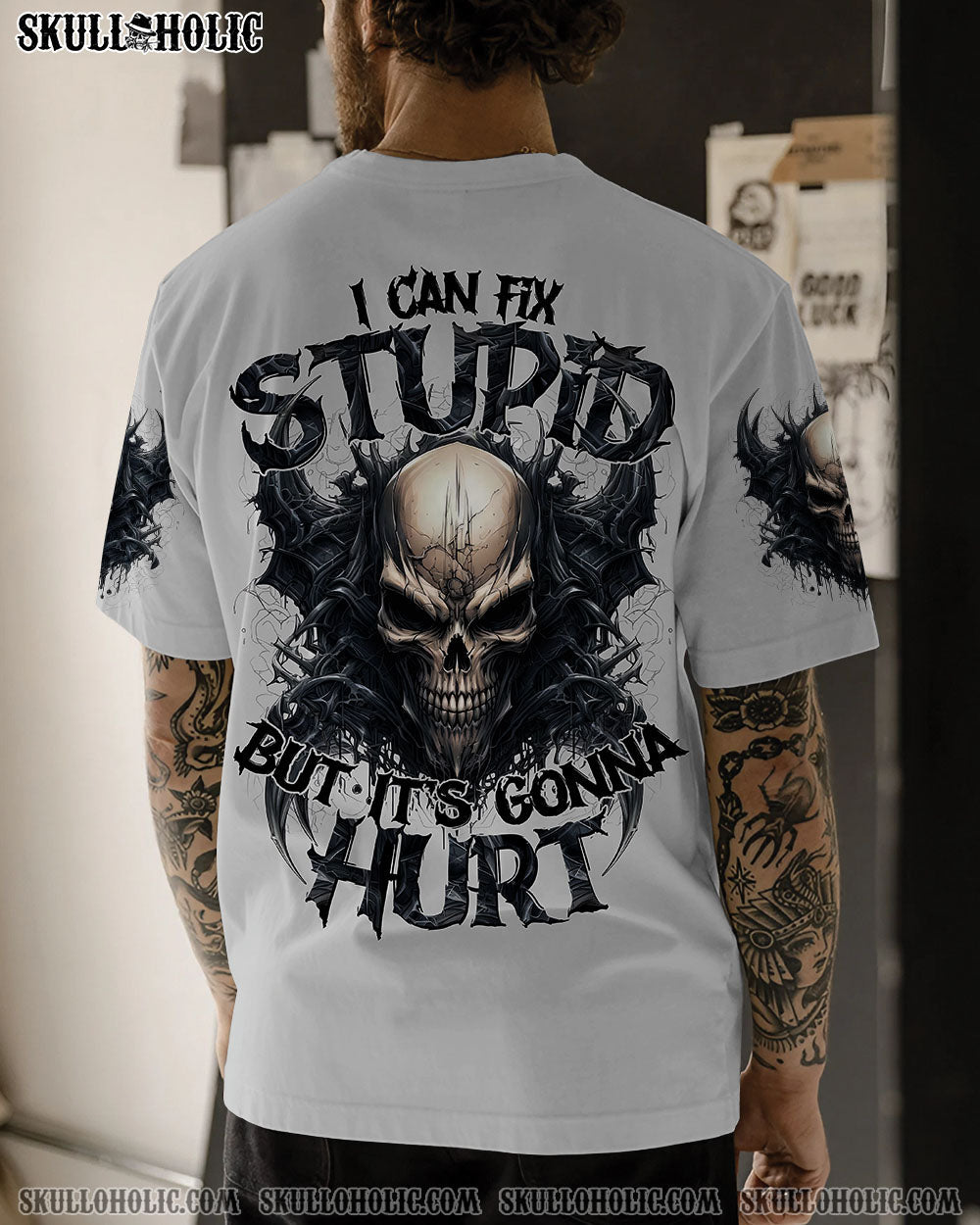 BLISSCORNERS I CAN FIX STUPID BUT IT'S GONNA HURT ALL OVER PRINT